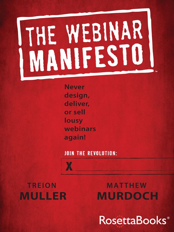 The Webinar Manifesto