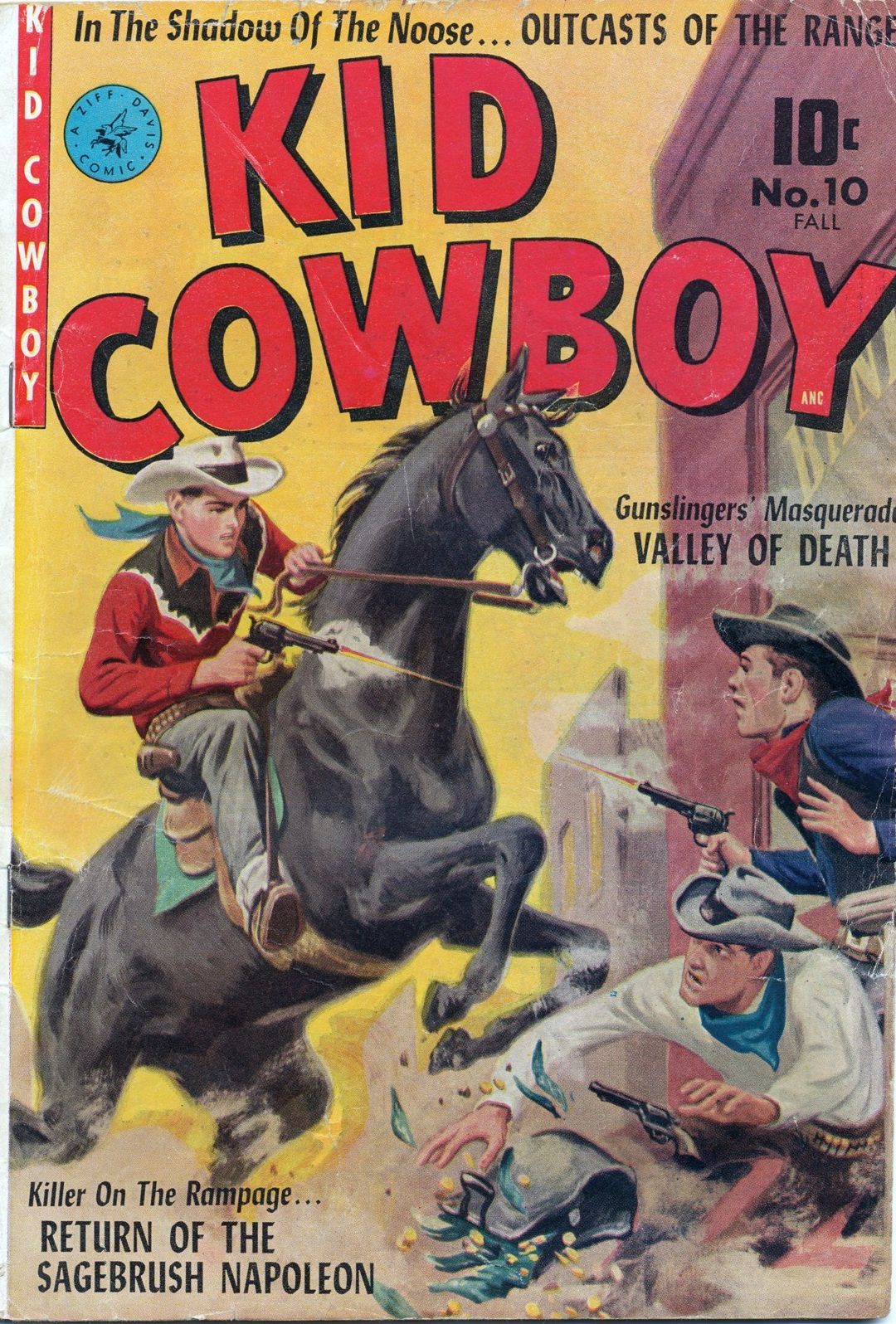 Kid Cowboy Number 10 Western Comic Book