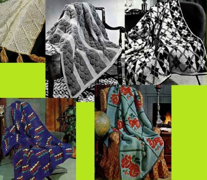New Vintage Afghan Patterns for Crochet