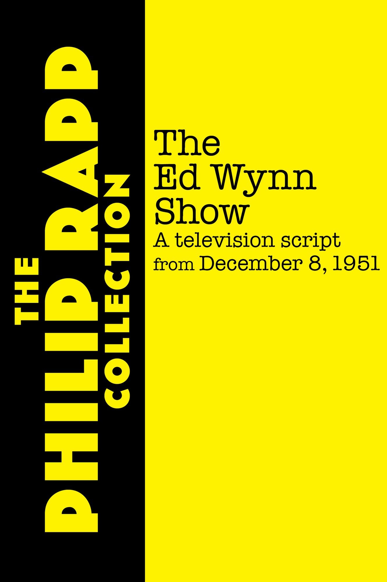 The Ed Wynn Show - December 8, 1951