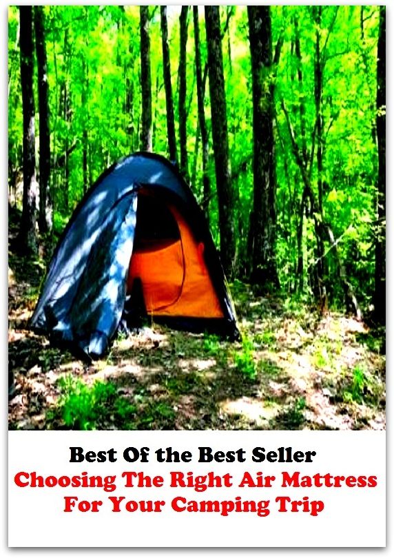Best of the best seller Choosing The Right Air Mattress For Your Camping Trip(break,holiday,layoff,recess,respite,rest,sabbatical,time off,fiesta,furlough)