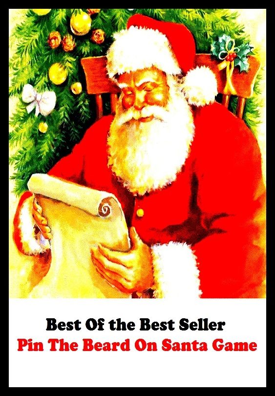Best of the best seller Pin The Beard On Santa Game(anniversary,bash,birthday,ceremony,festival,festivity,gala,jubilee,observance,party,performance,spree)