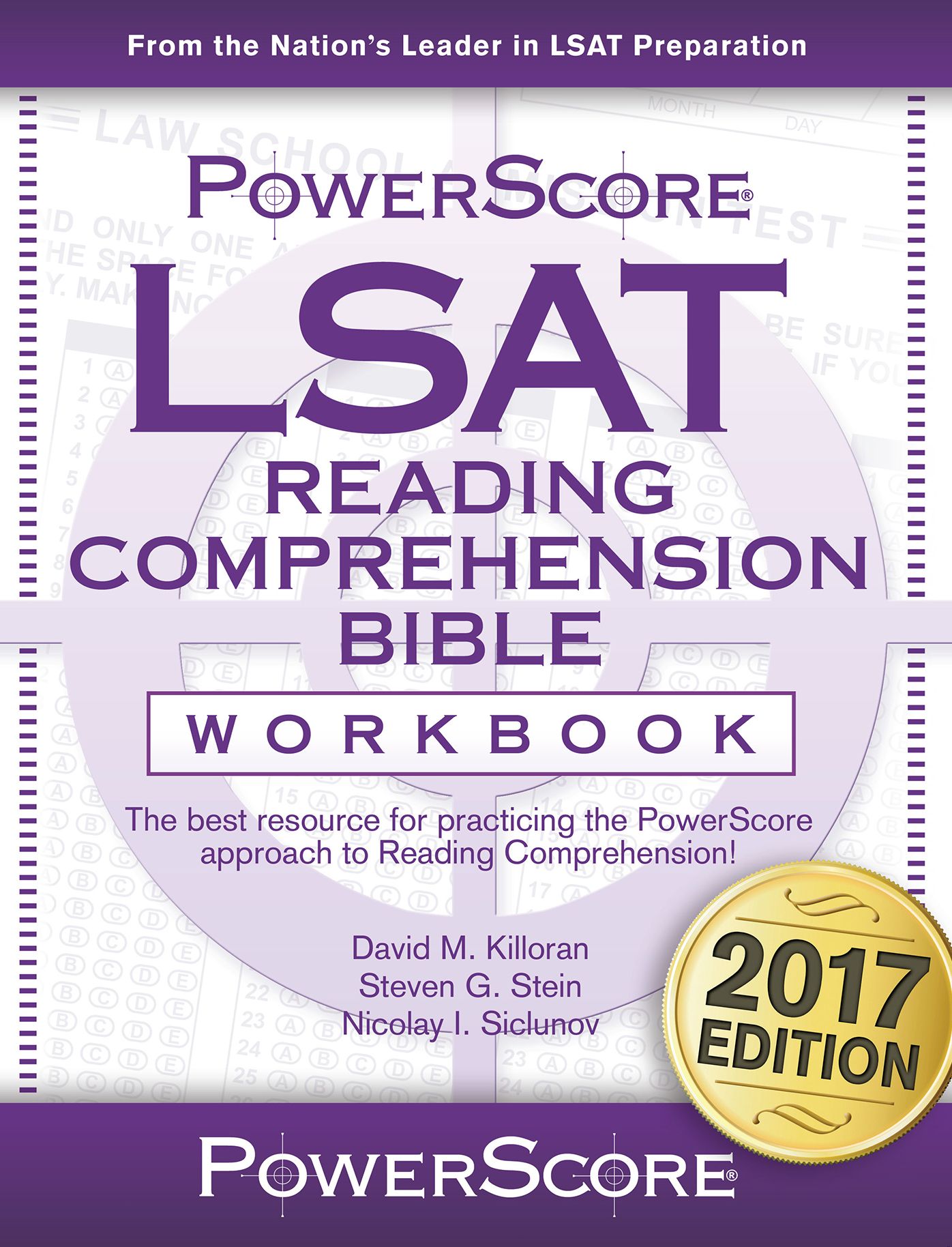 The PowerScore LSAT Reading Comprehension Bible Workbook