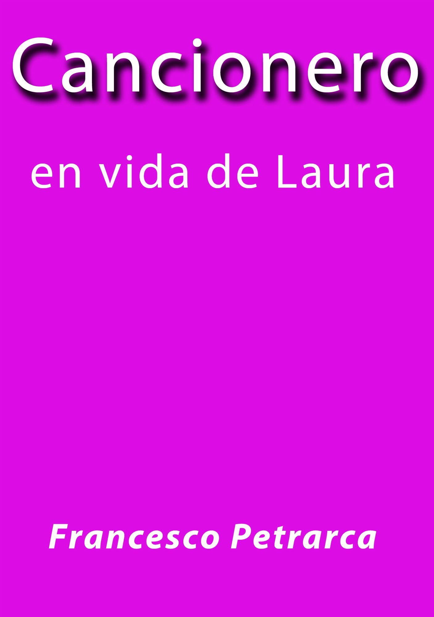 Cancionero en vida de Laura