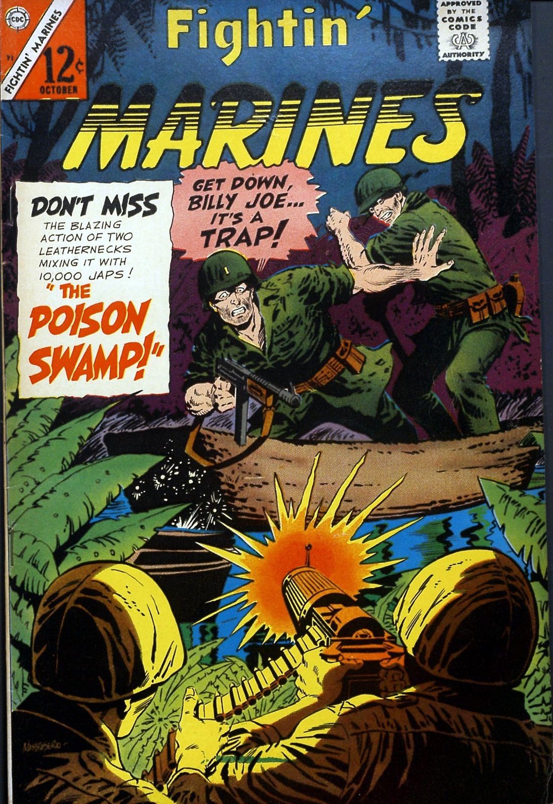 Fightin Marines Number 71 War Comic Book