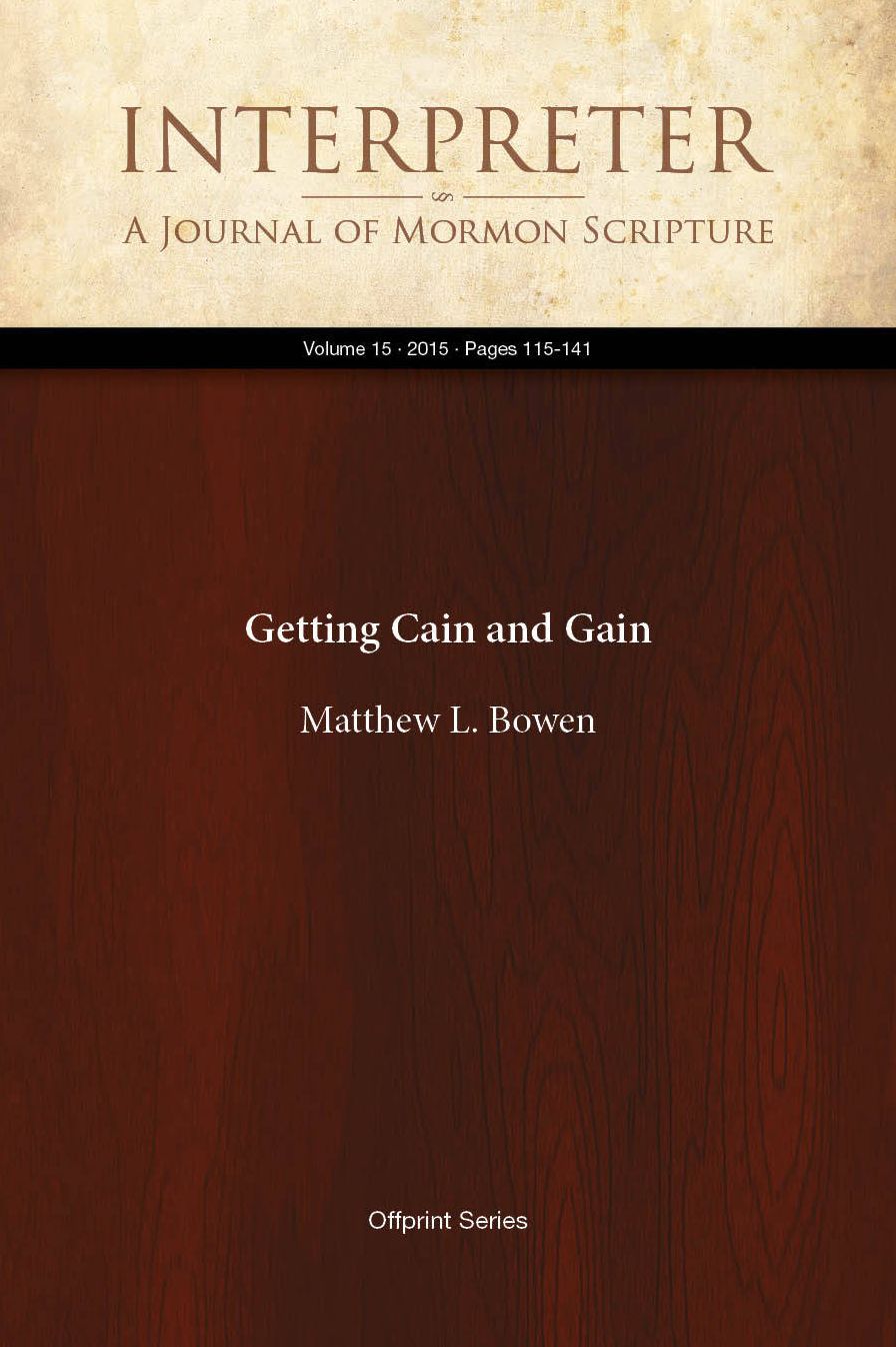Getting Cain and Gain