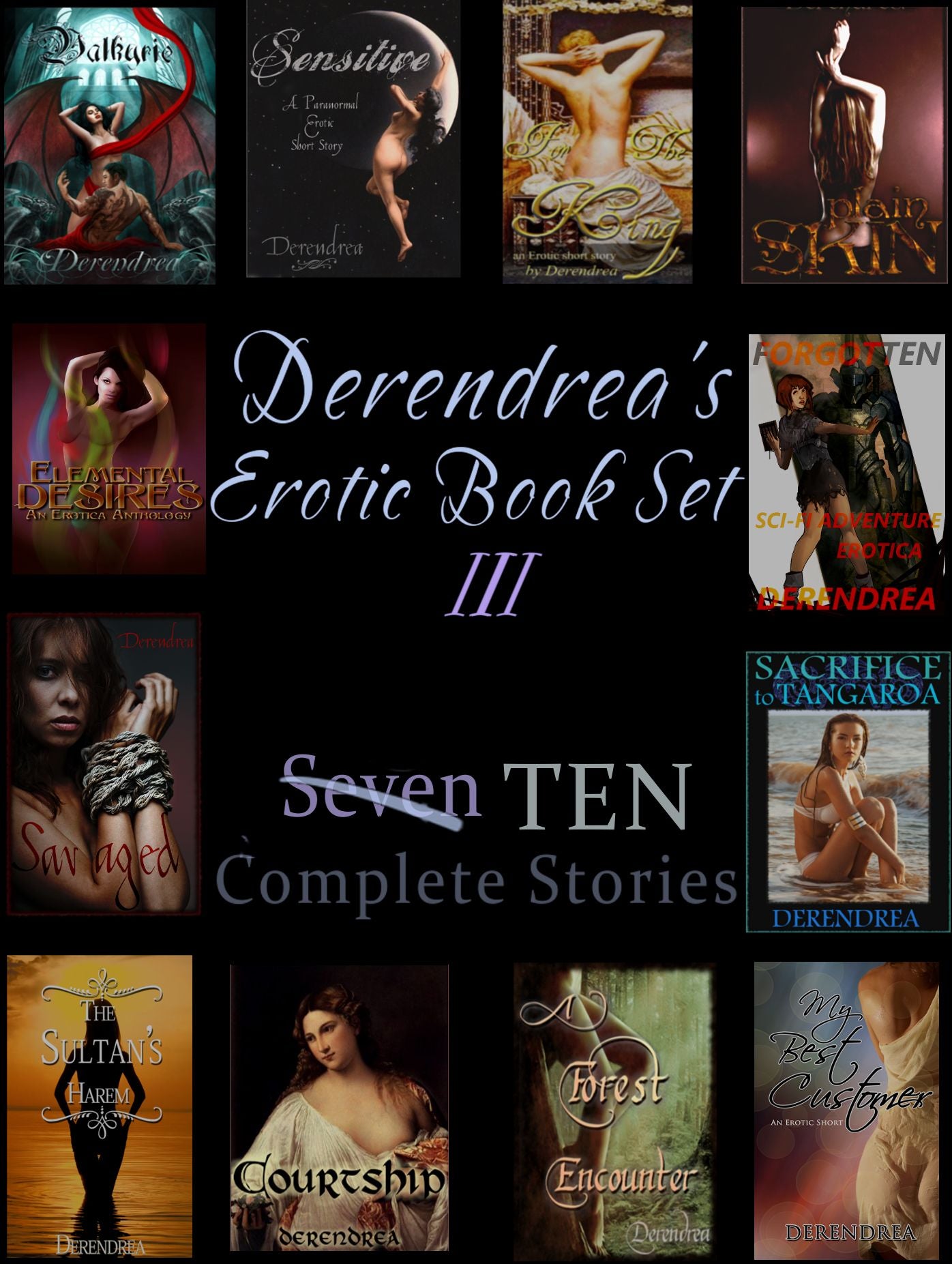 Derendrea's Erotic Book Set III