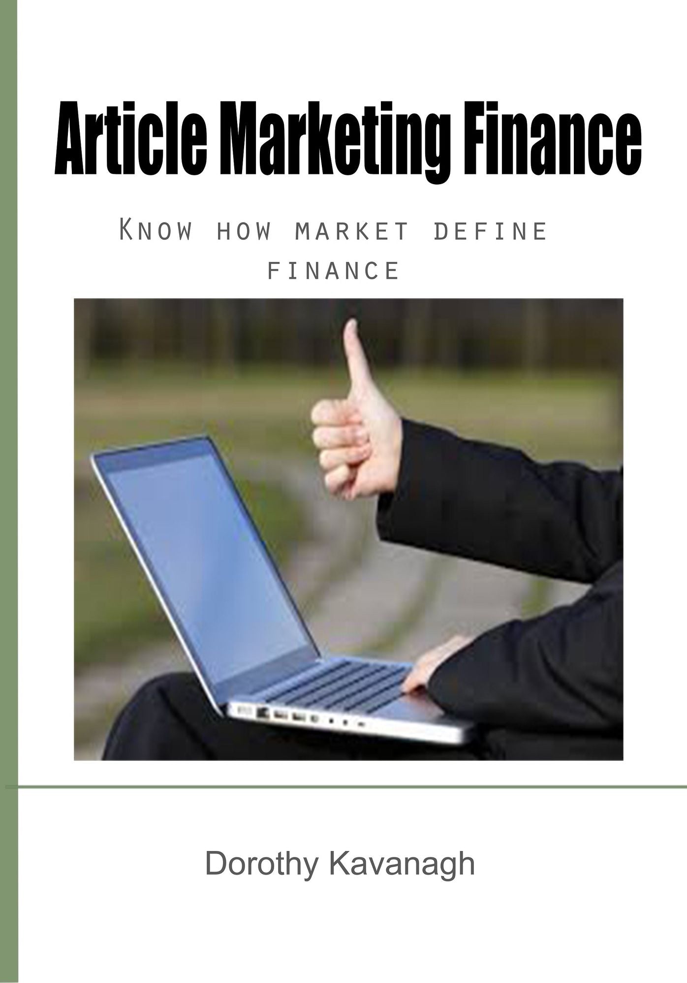 Article Marketing finance