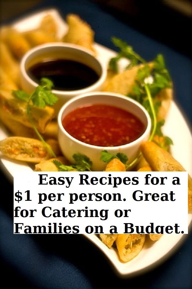 23 Easy Recipes $1 A Person. Vol. 1