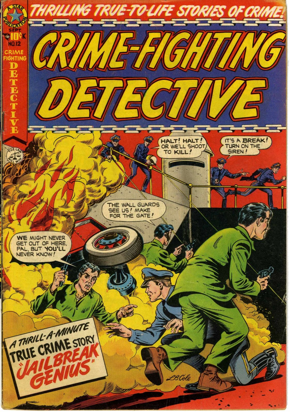 Crime Fighting Detective Number 12 Crime Comic Book