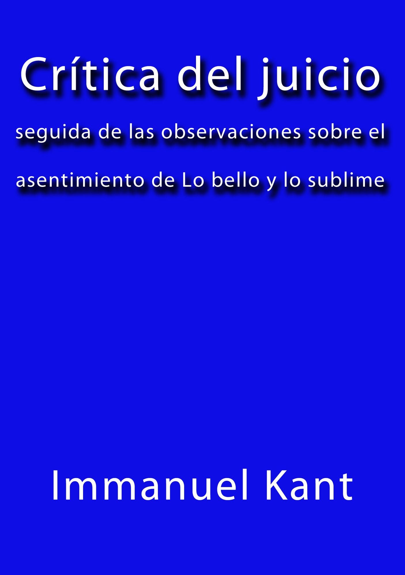 Critica del juicio