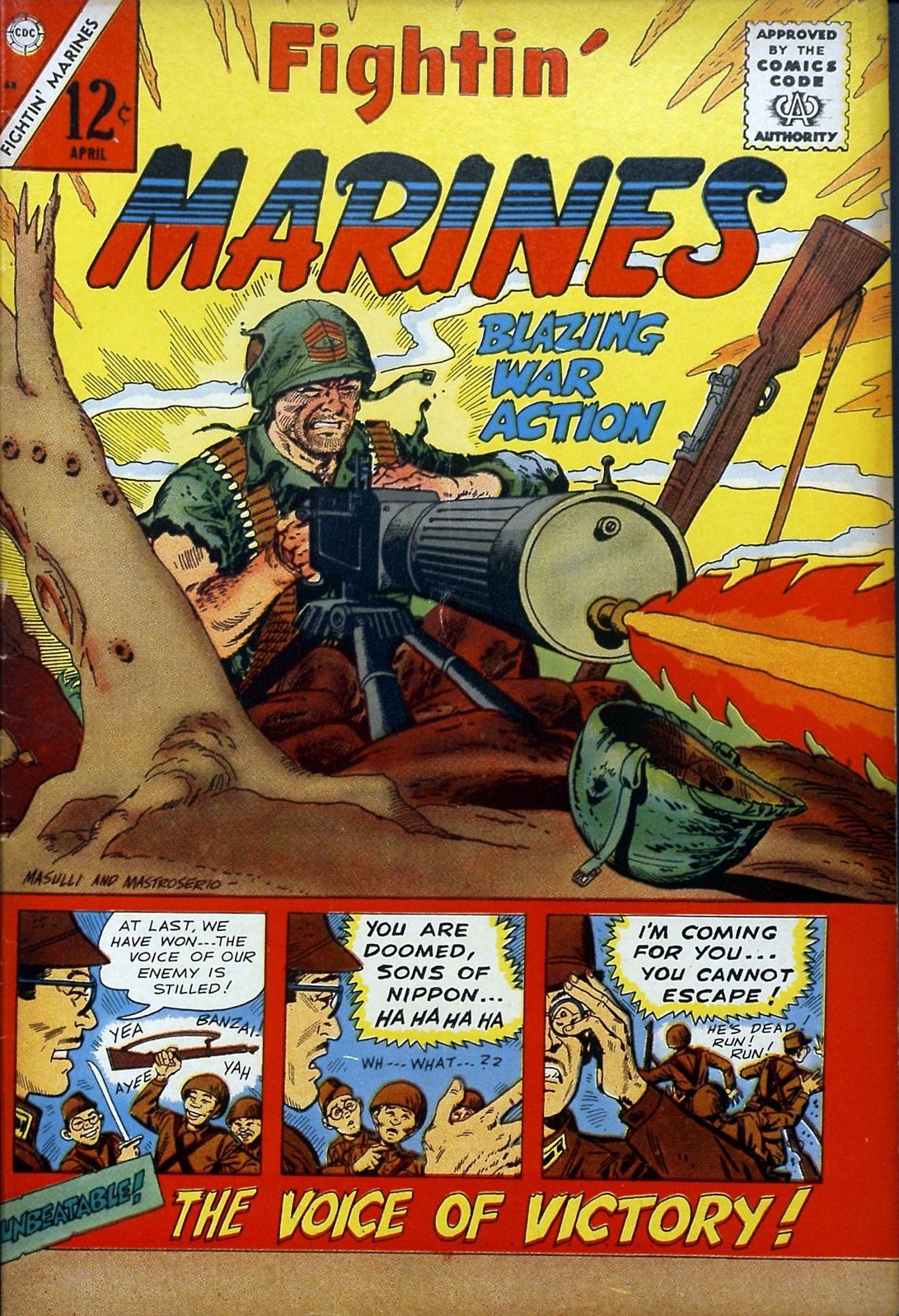 Fightin Marines Number 68 War Comic Book