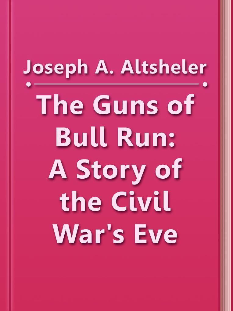 The Guns of Bull Run A Story of the Civil War's Eve