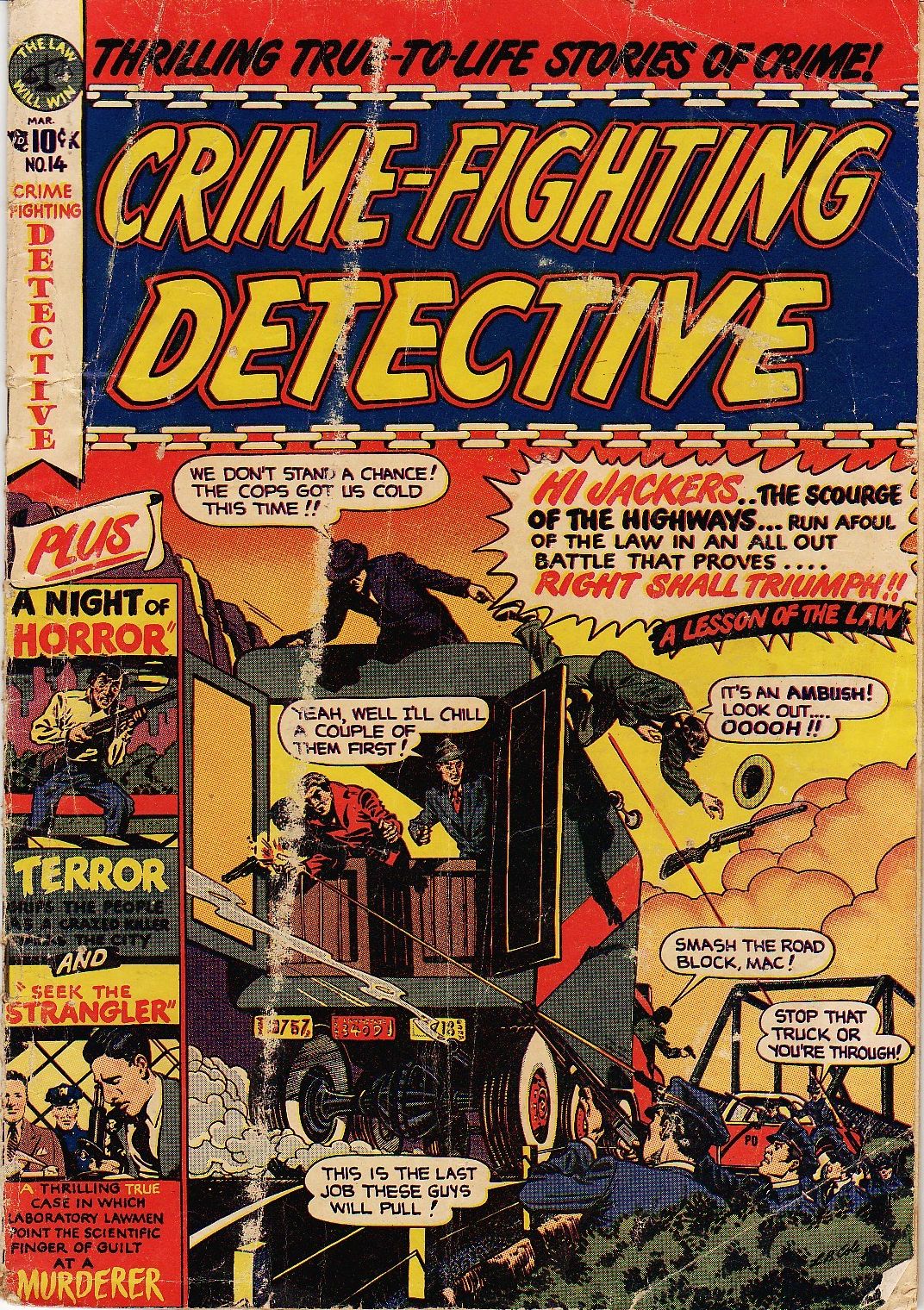 Crime Fighting Detective Number 14 Crime Comic Book