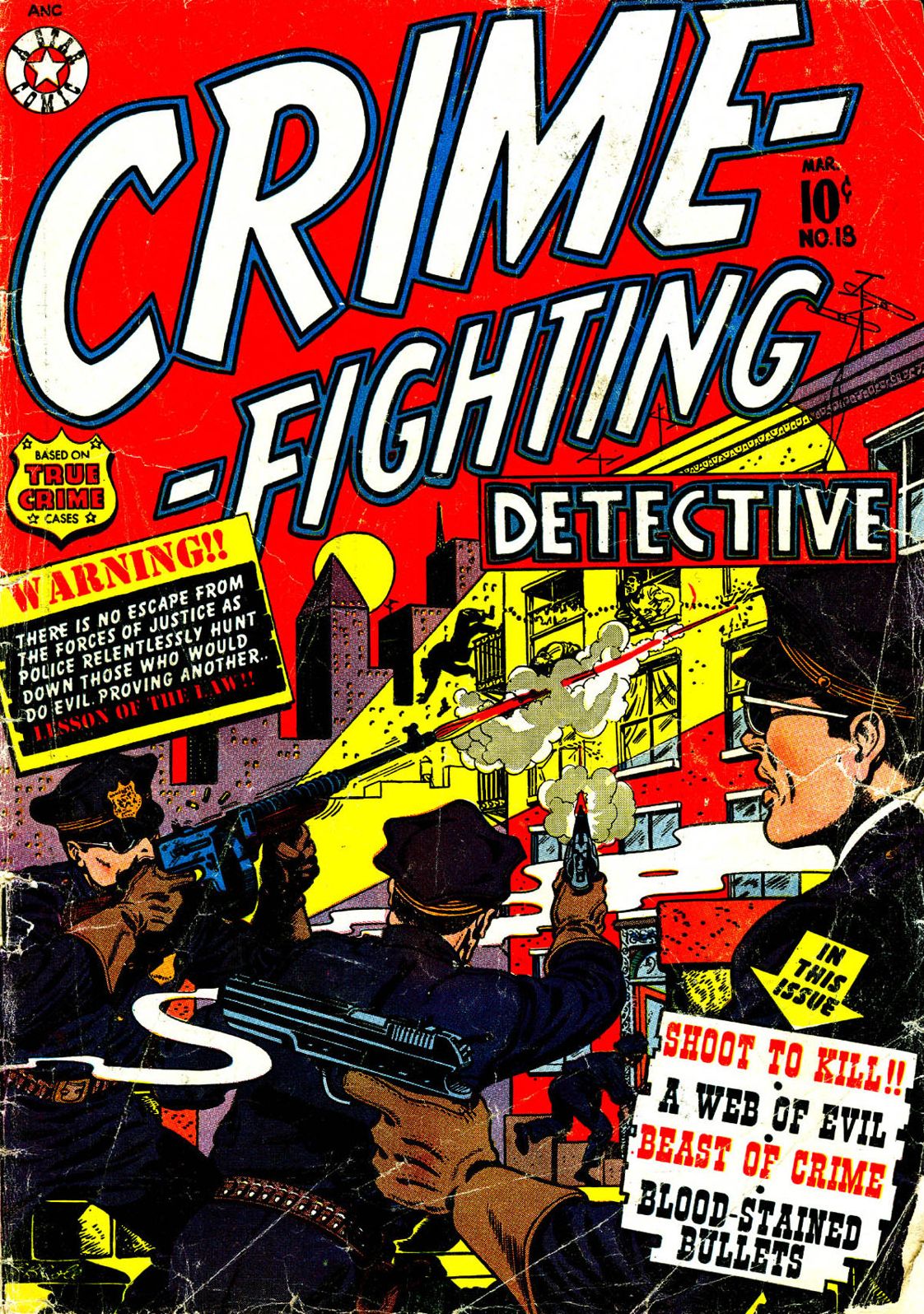 Crime Fighting Detective Number 18 Crime Comic Book