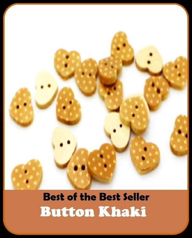 Best of the Best Sellers Button Khaki ( switch, knob, control, lever, handle, icon, box , clasp, hook , pin )