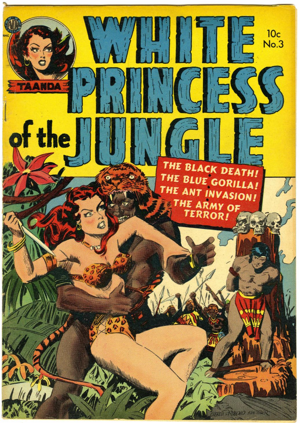 White Princess of the Jungle Number 3 Action Comic Book