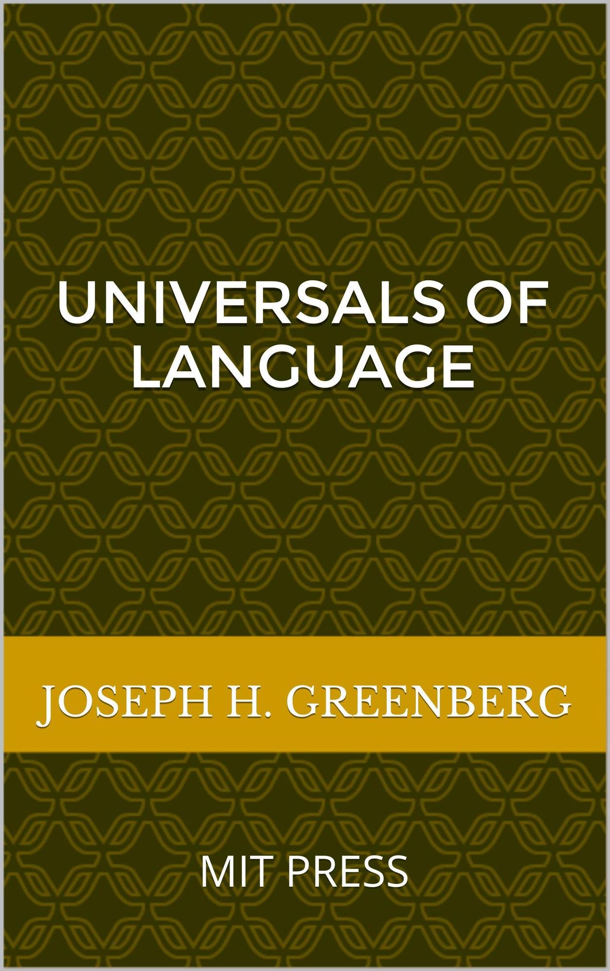 Universals of Language