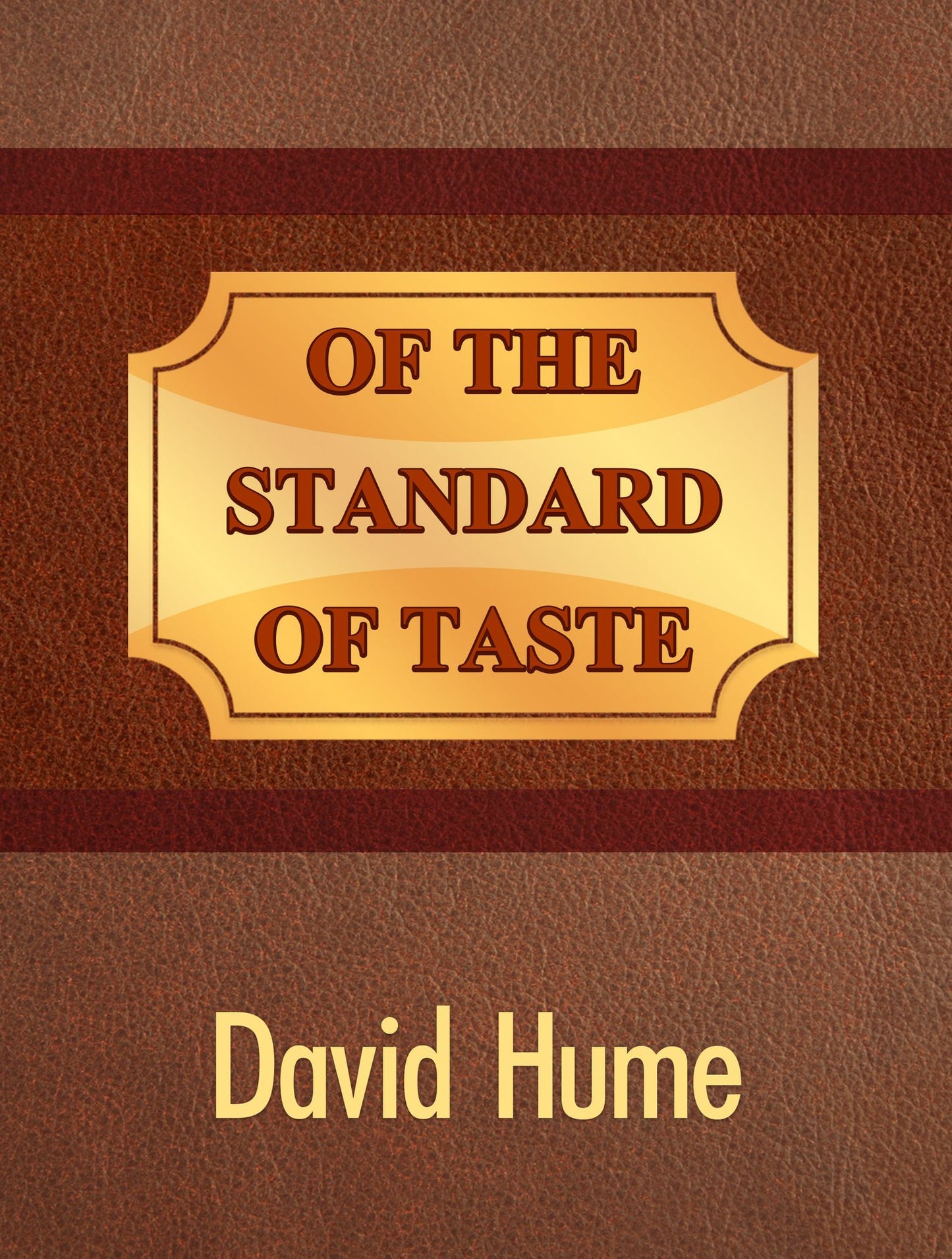 Of The Standard Of Taste