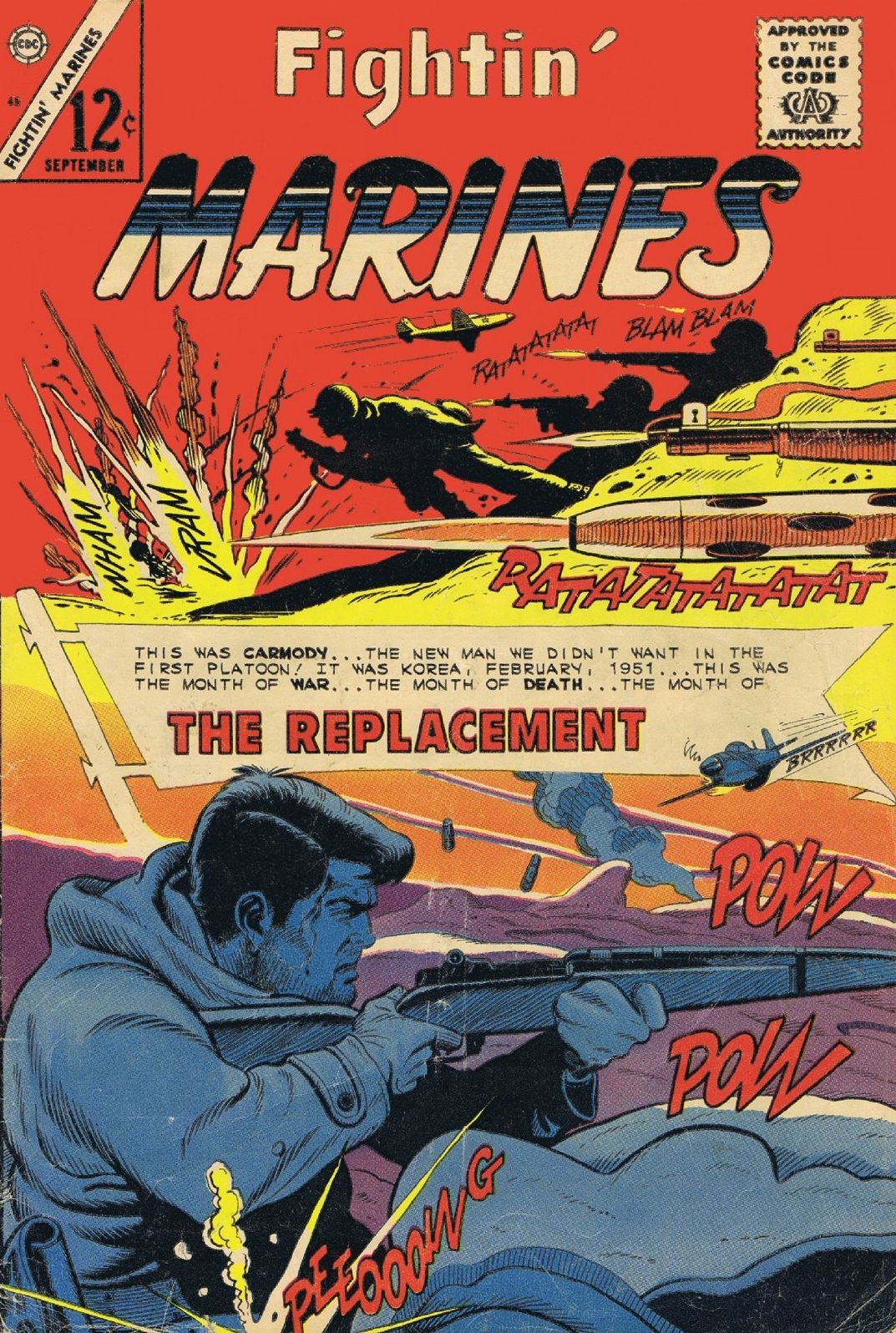 Fightin Marines Number 65 War Comic Book