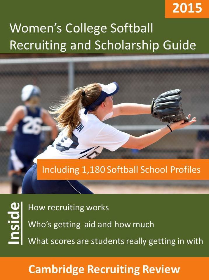 Women's College Softball Recruiting and Scholarship Guide Including 1,180 Softball School Profiles