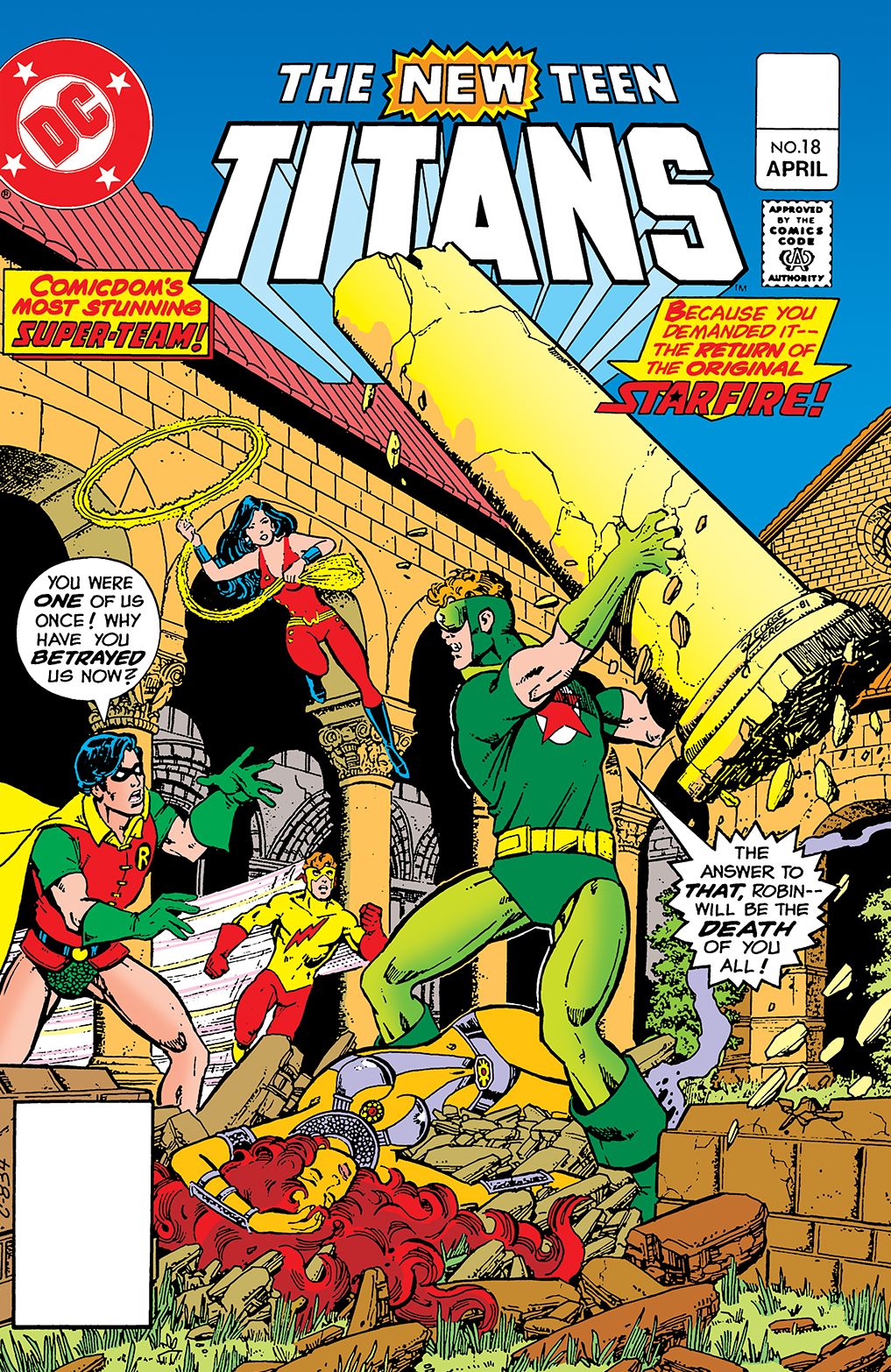 The New Teen Titans (1980-) #18