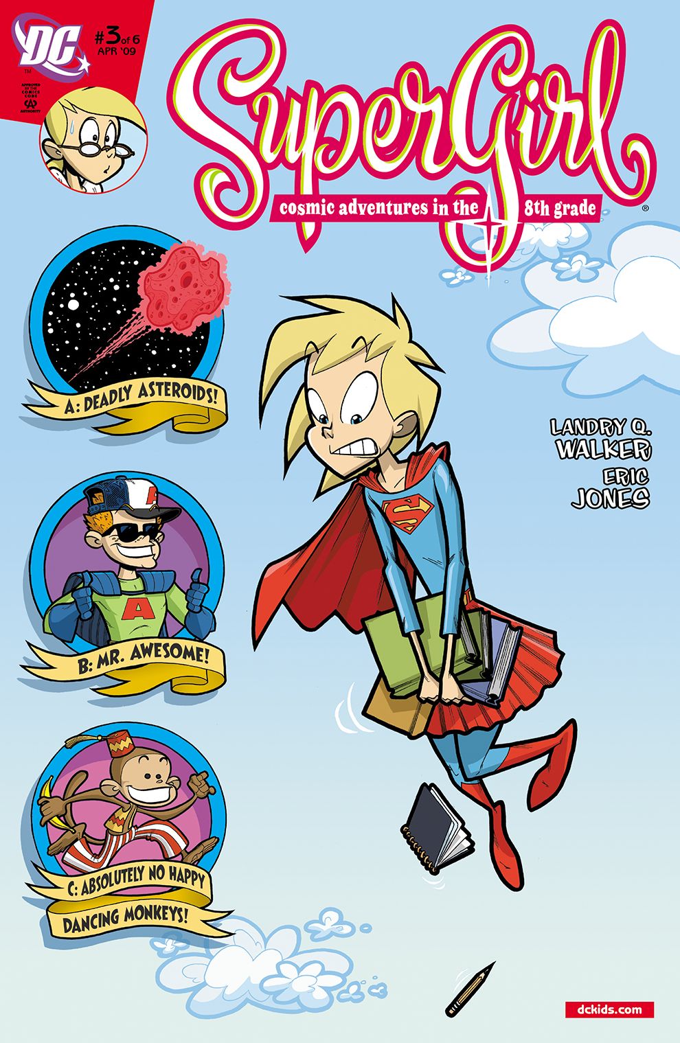 Supergirl: Cosmic Adventures in the 8th Grade (2008-) #3