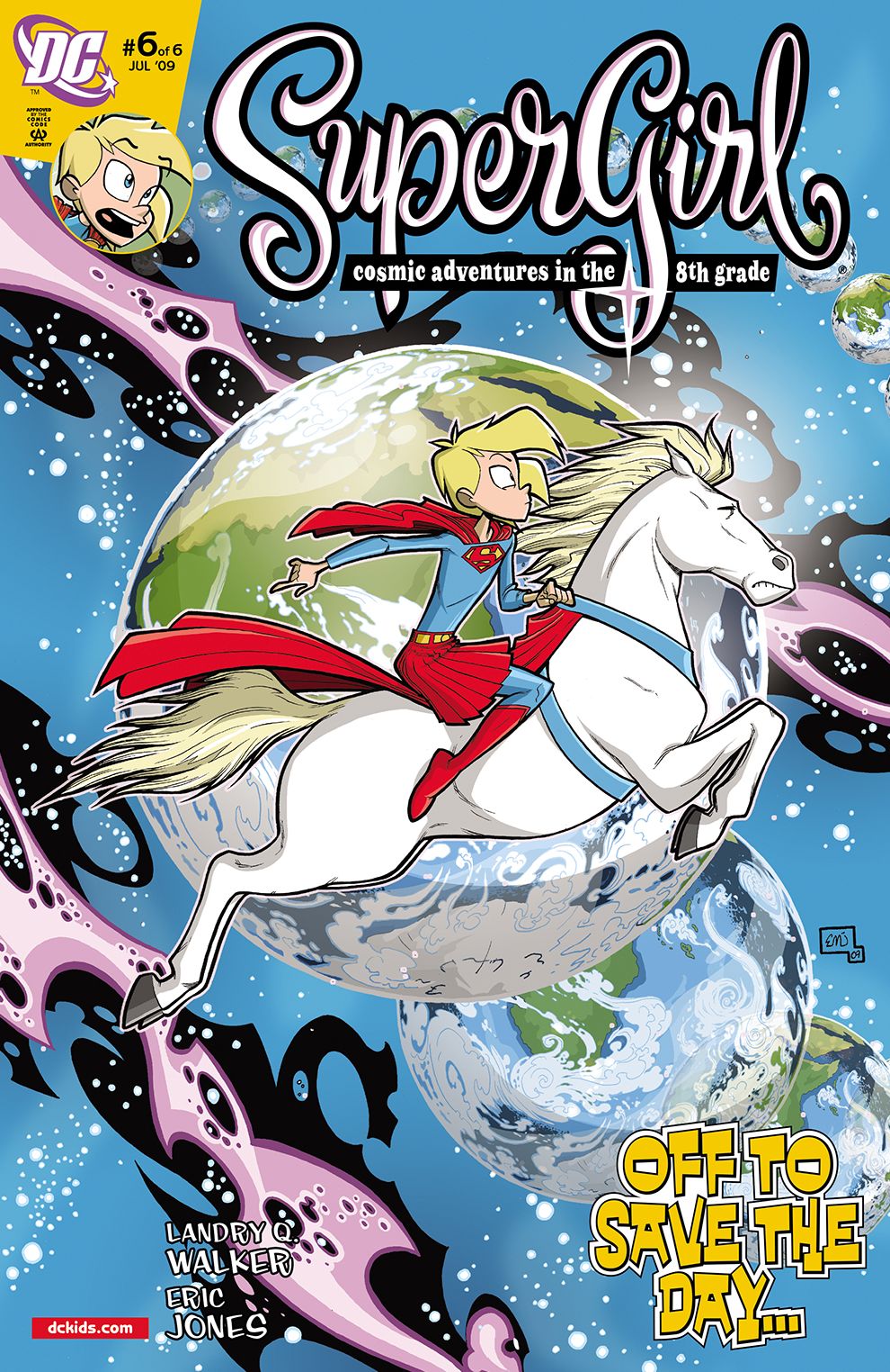 Supergirl: Cosmic Adventures in the 8th Grade (2008-) #6
