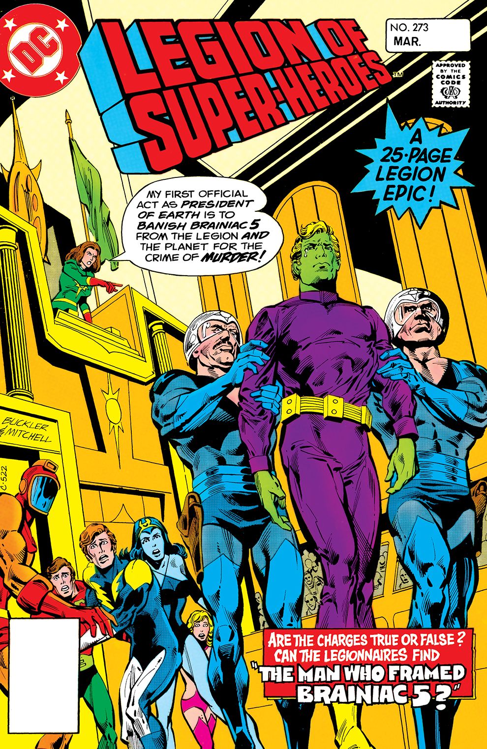 The Legion of Super-Heroes (1980-) #273