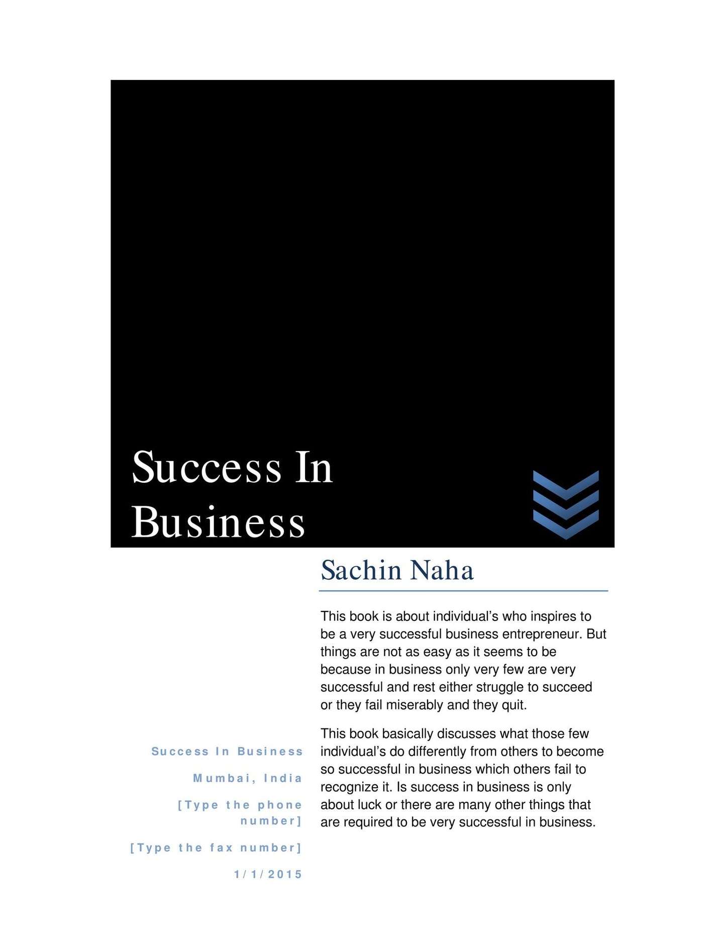 Success In Business