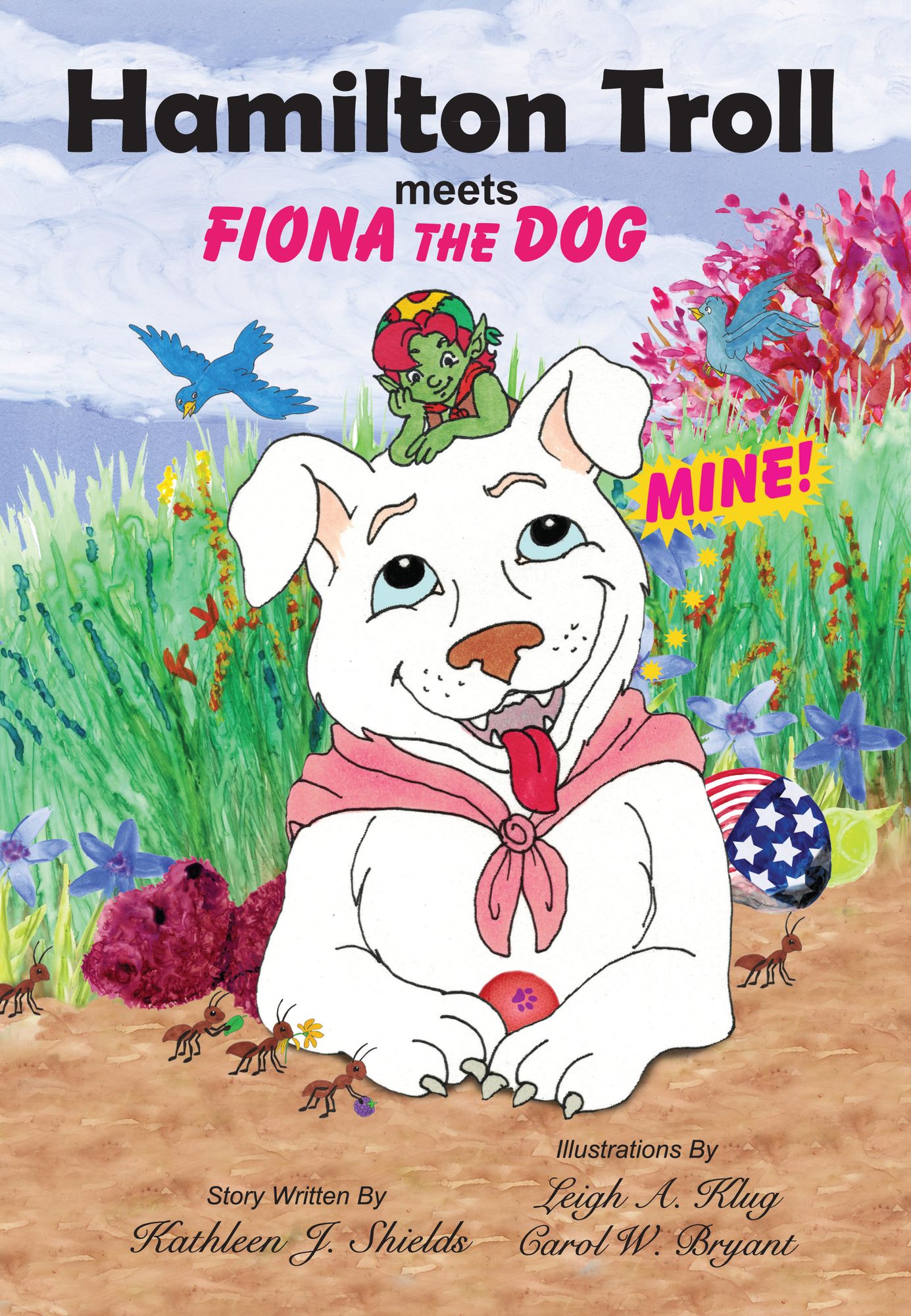 Hamilton Troll meets Fiona the Dog