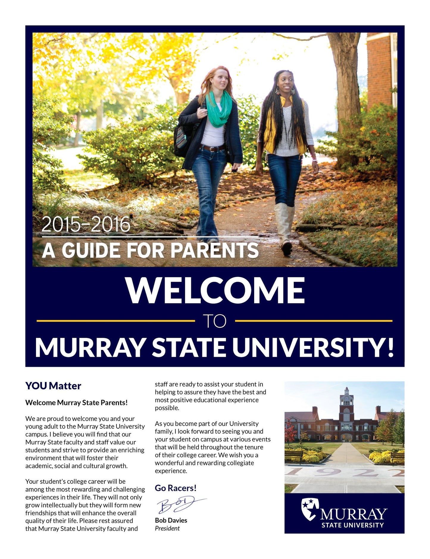 Murray State University 2015-2016 Guide For Parents