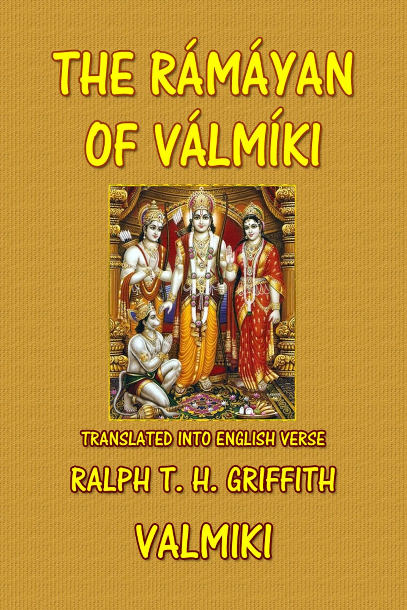 The Ramayan of Valmiki