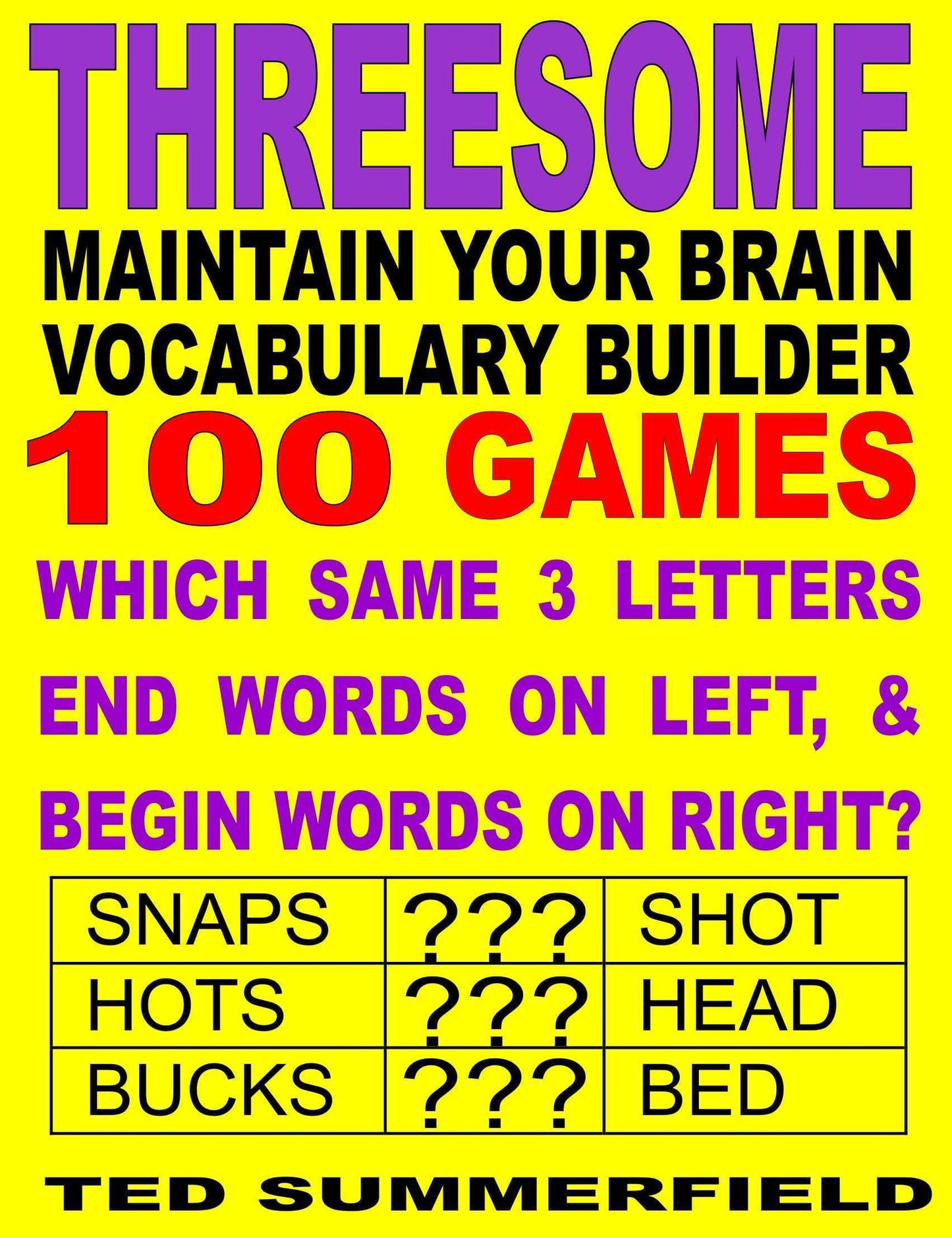 Maintain Your Brain Vocabulary Builder Threesome Edition