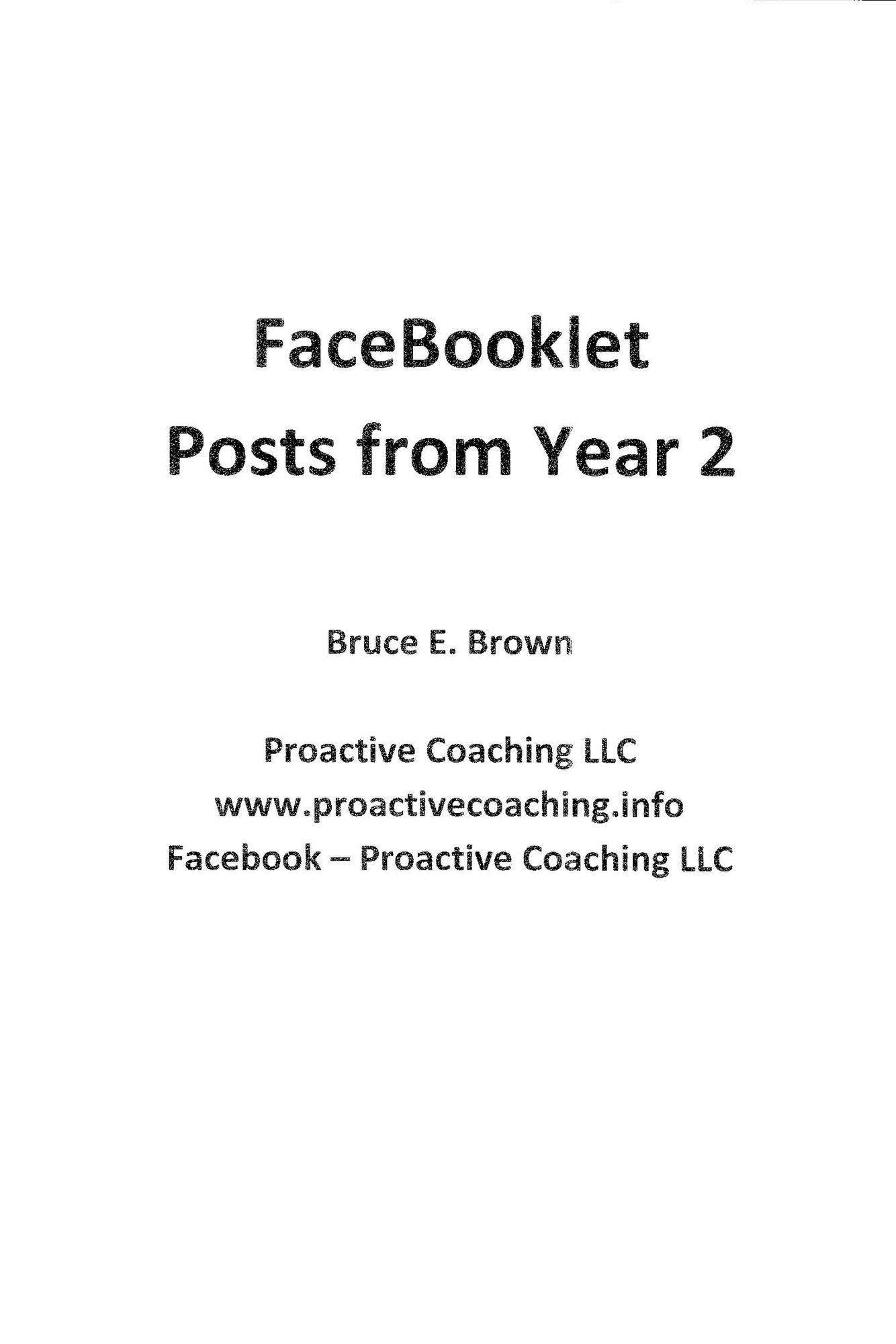 FaceBooklet 2