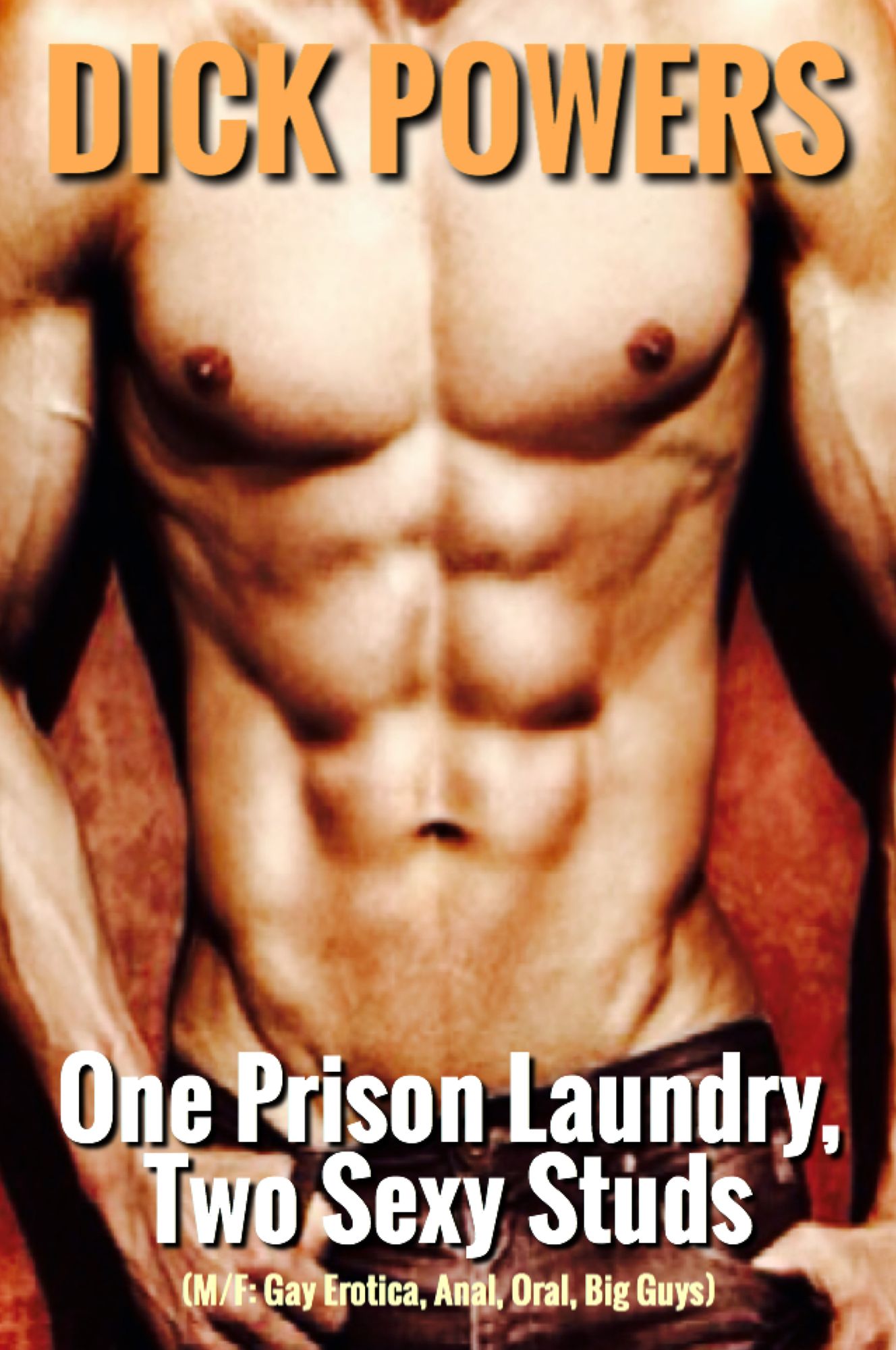 One Prison Laundry, Two Sexy Studs (M/M Gay Erotica, Anal, Oral, Big Guys)