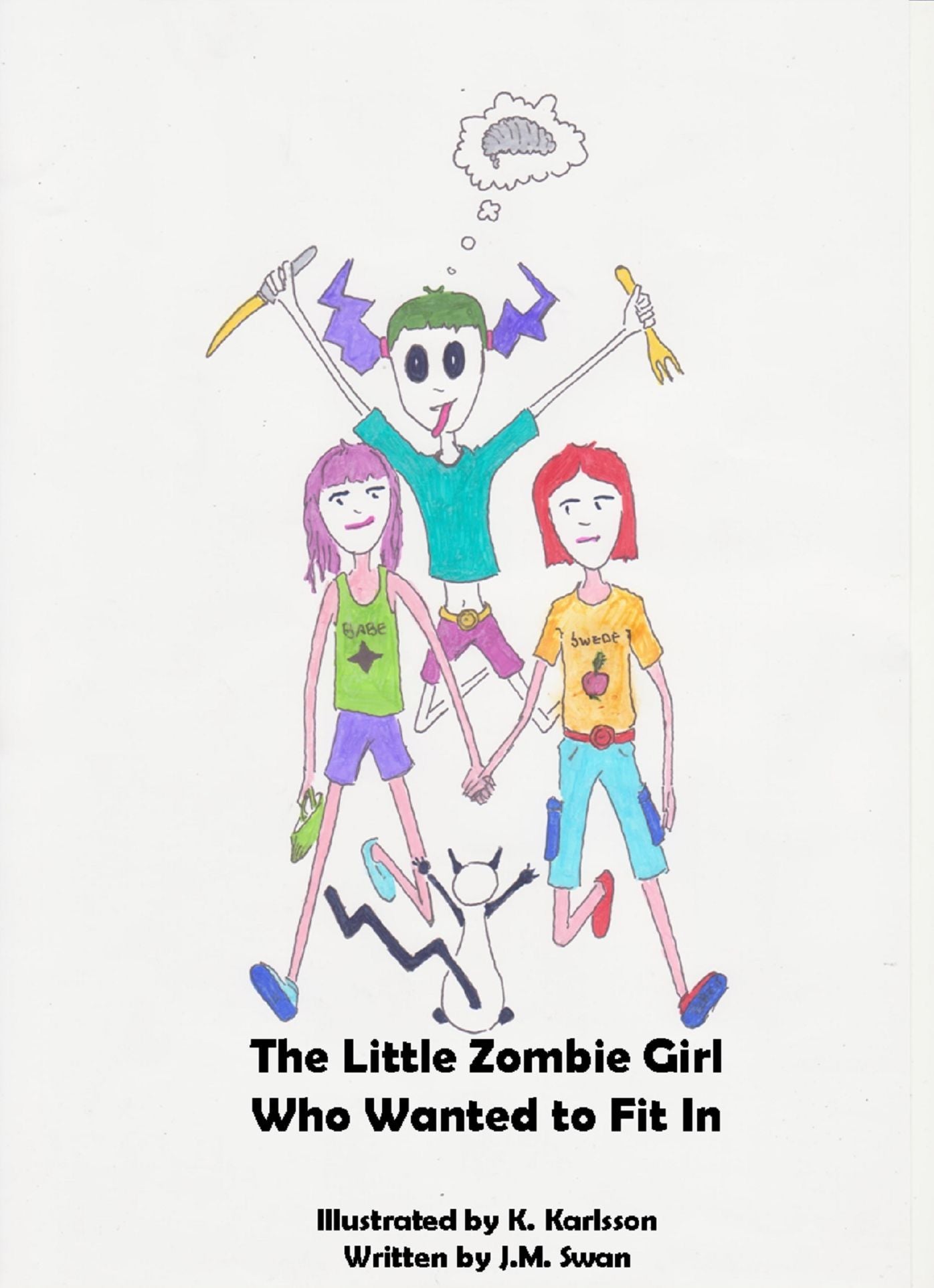 The Little Zombie Girl Who Wanted to Fit In