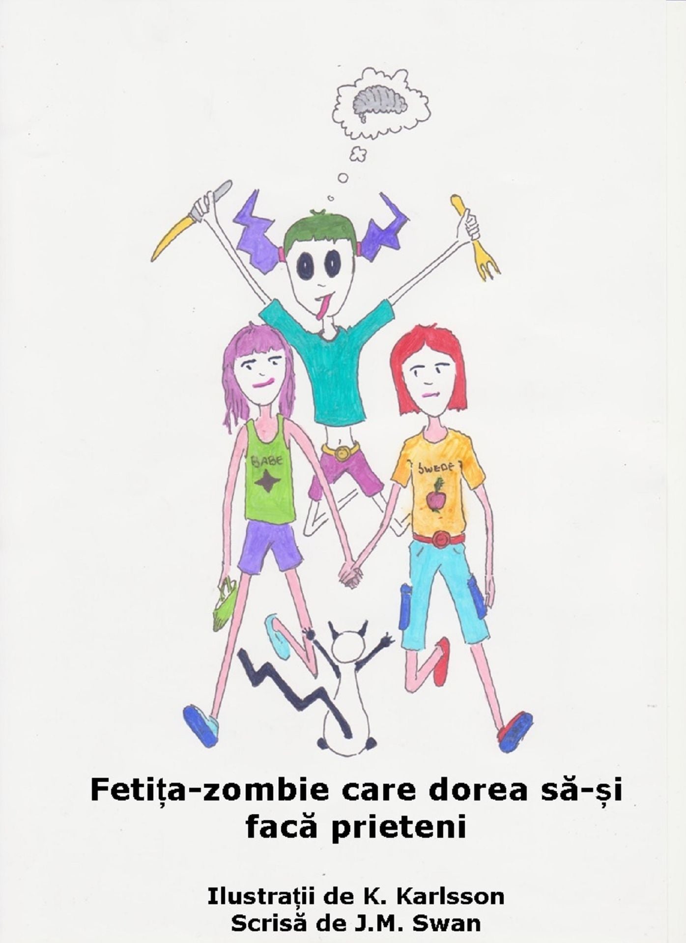 Fetita-zombie care dorea sa-si faca prieteni