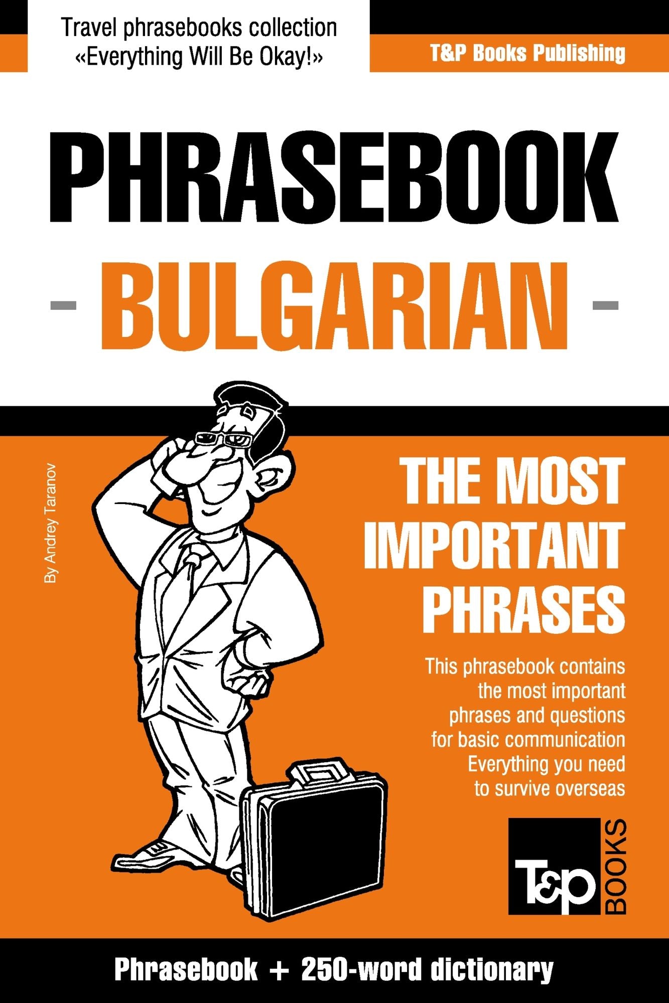 English-Bulgarian phrasebook and 250-word mini dictionary