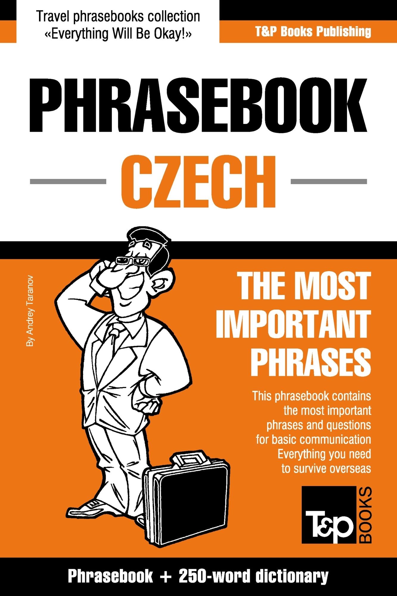 English-Czech phrasebook and 250-word mini dictionary