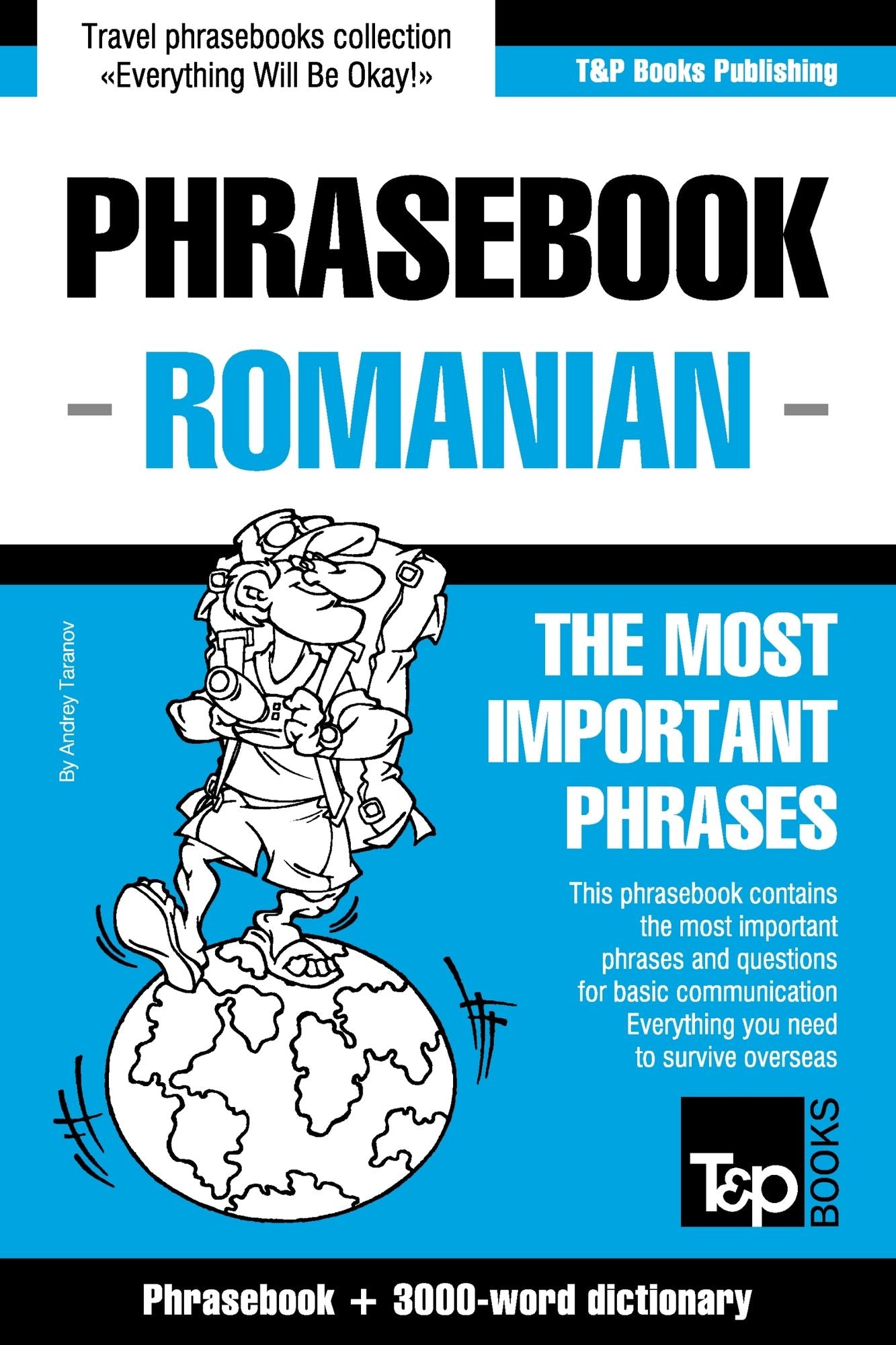 English-Romanian phrasebook and 3000-word topical vocabulary