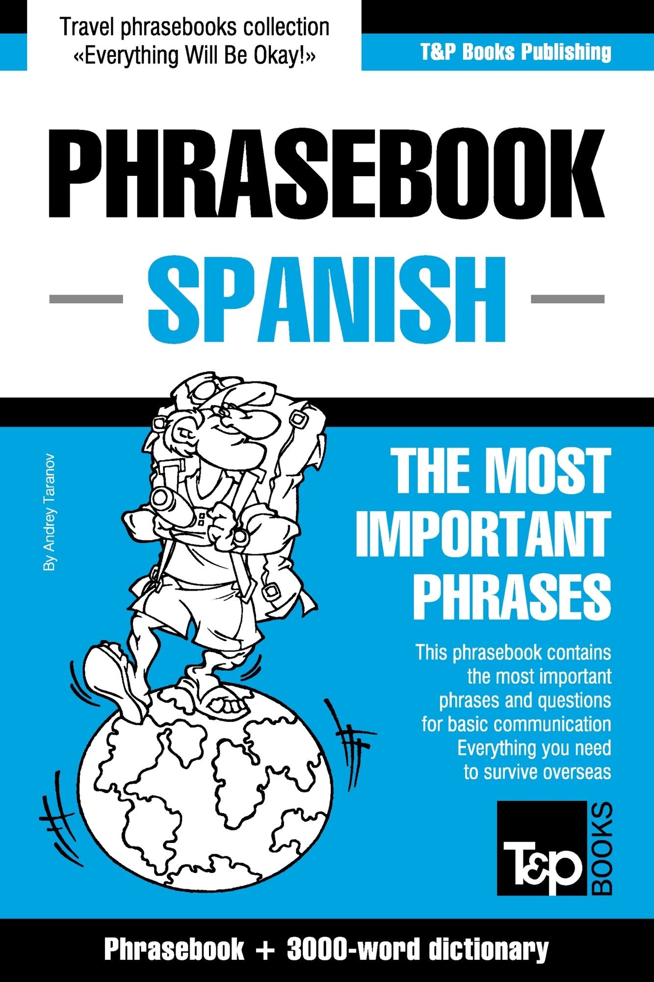 English-Spanish phrasebook and 3000-word topical vocabulary