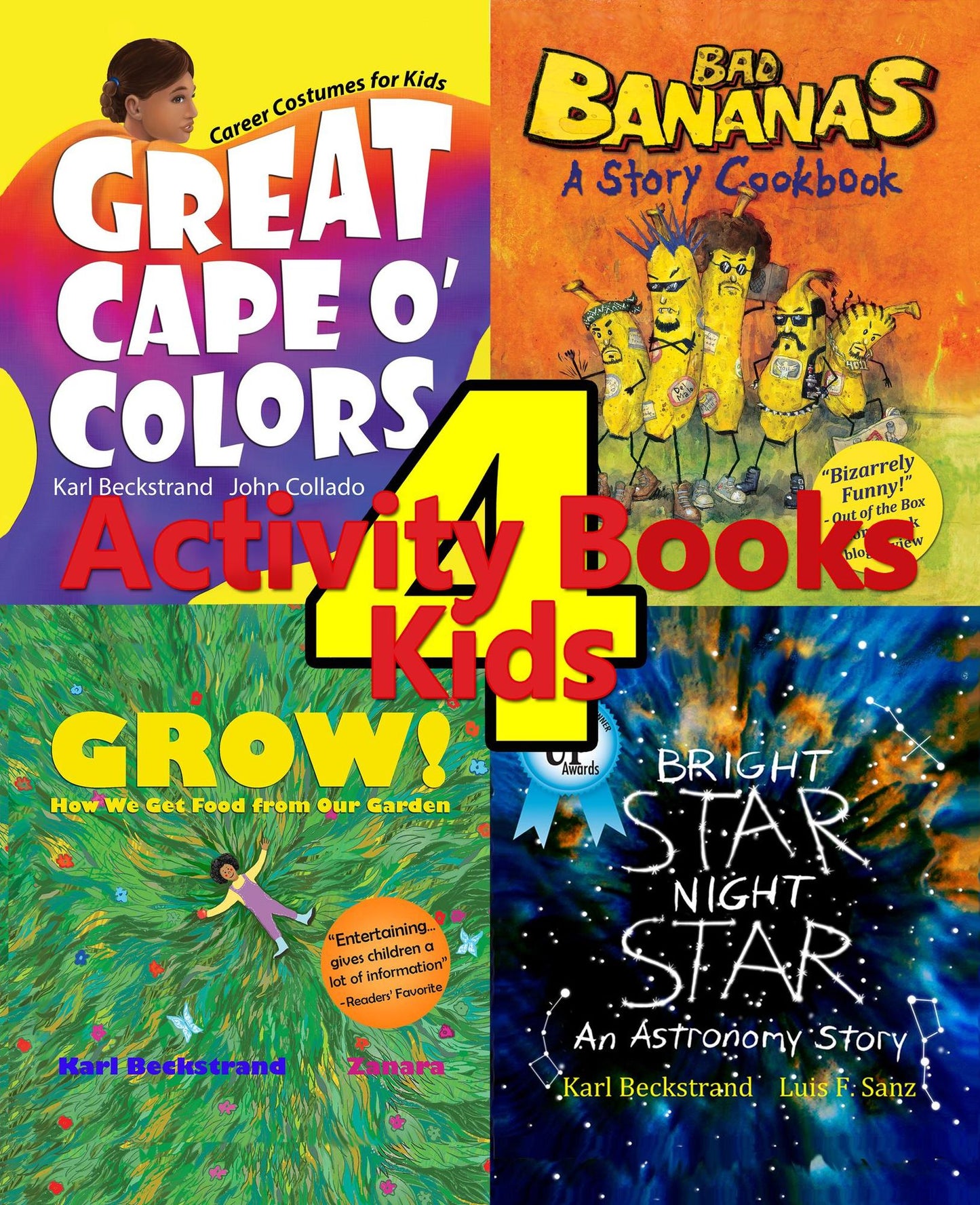 4 Activity Books Vol. II: Fun & Learning for Families