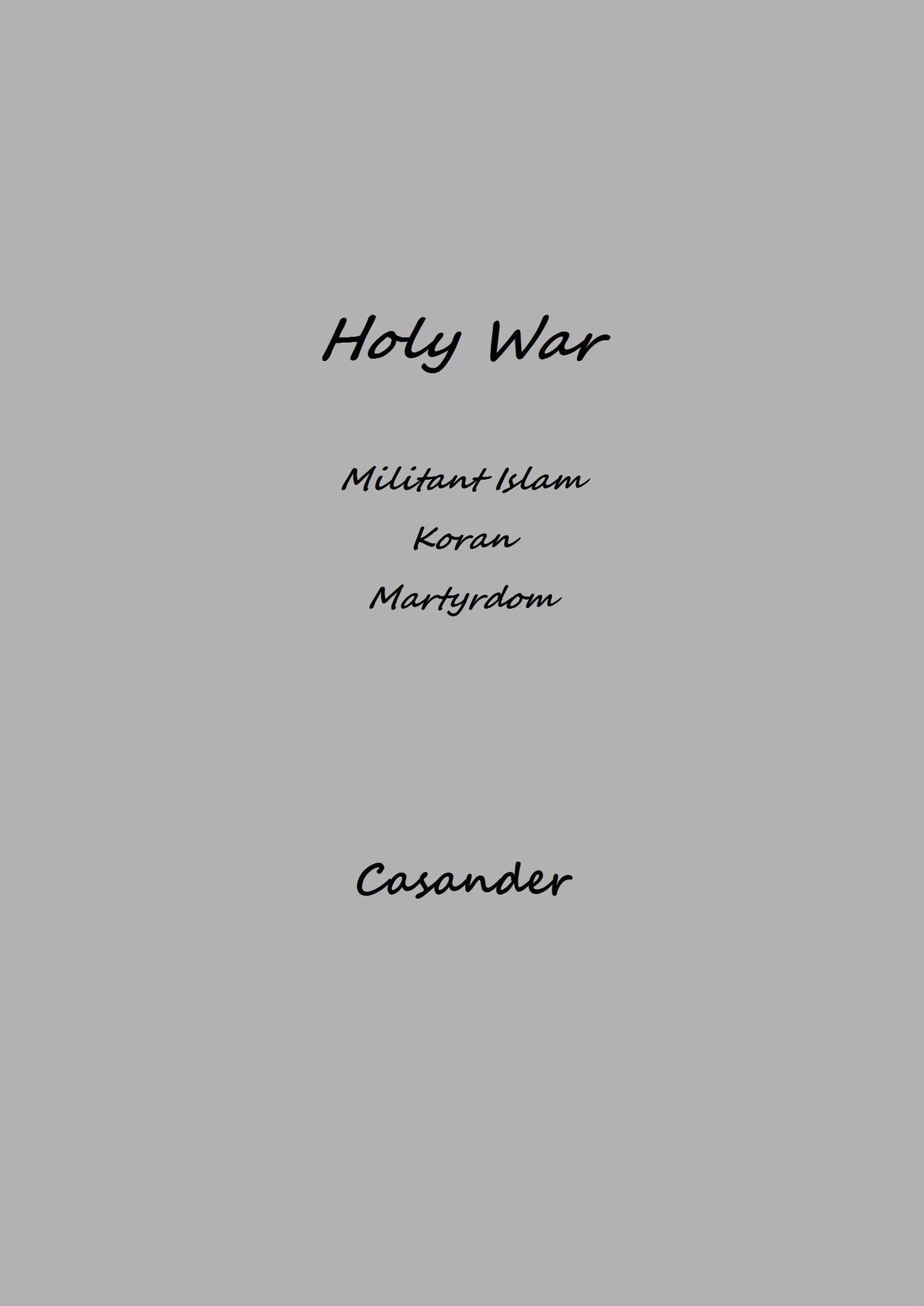 Holy War