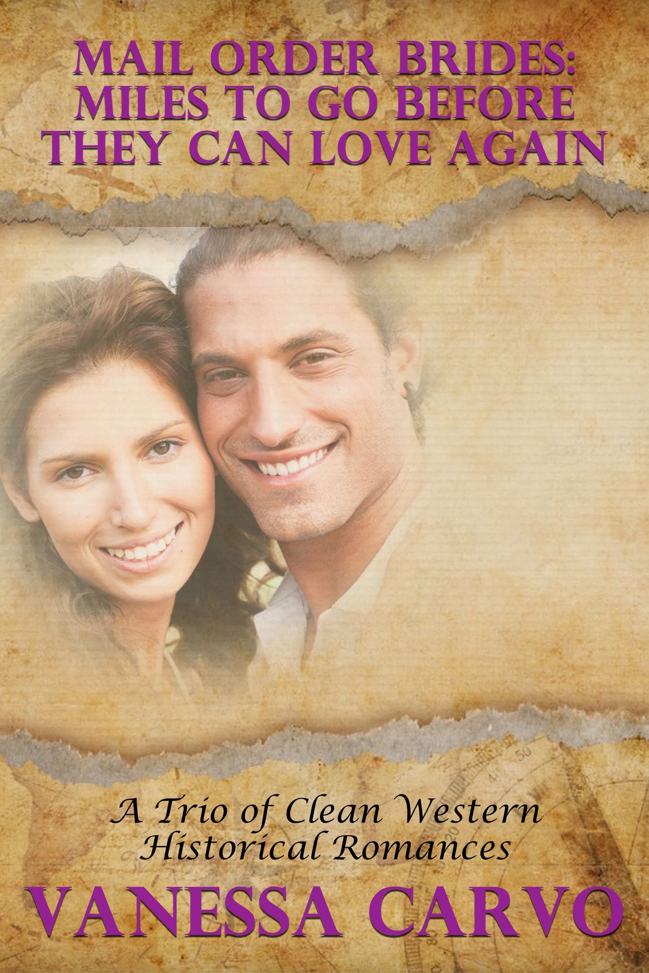 Mail Order Brides: Miles To Go Before They Can Love Again (A Trio of Clean Western Historical Romances)