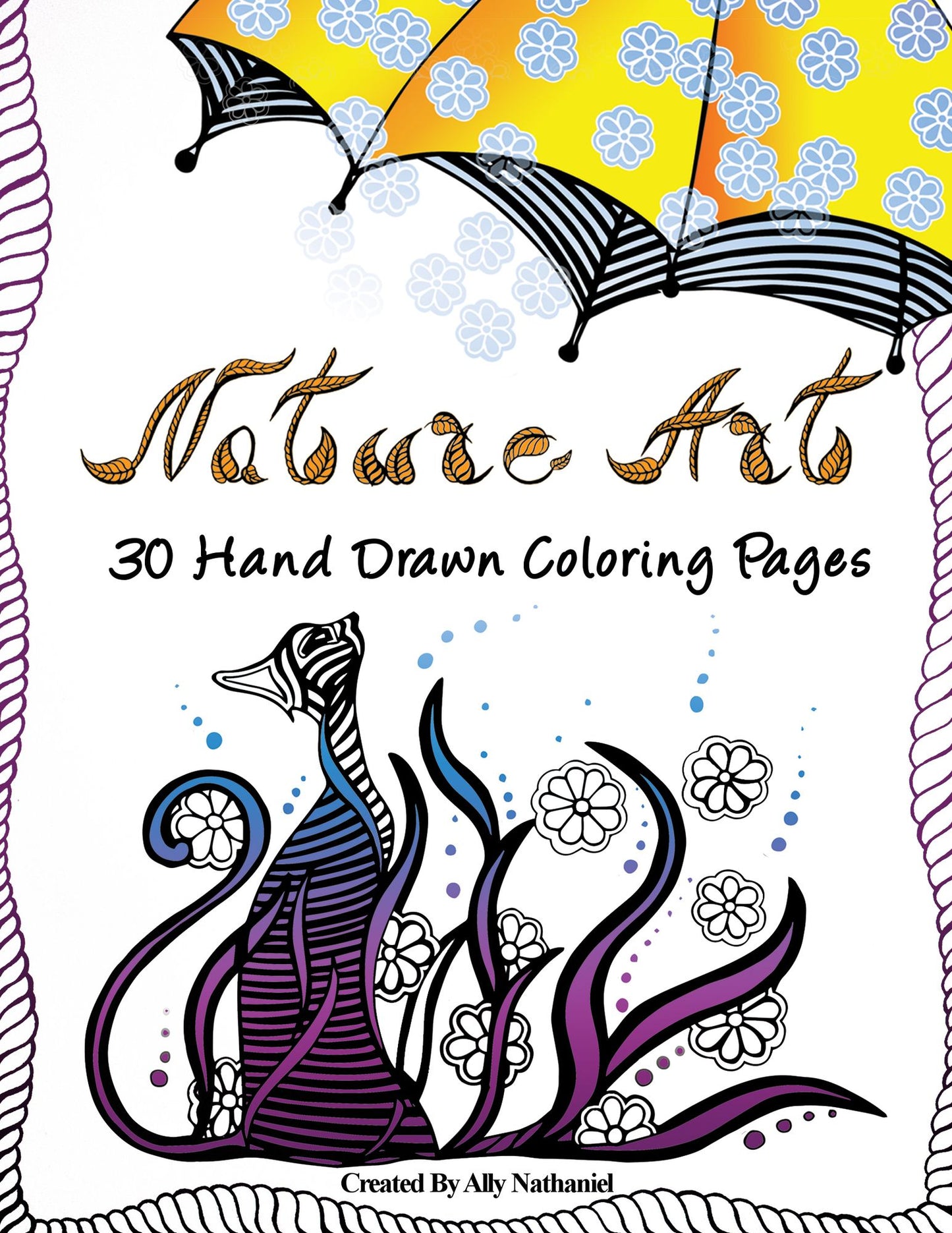 Nature Art: Adults Coloring Pages with Printable Sample