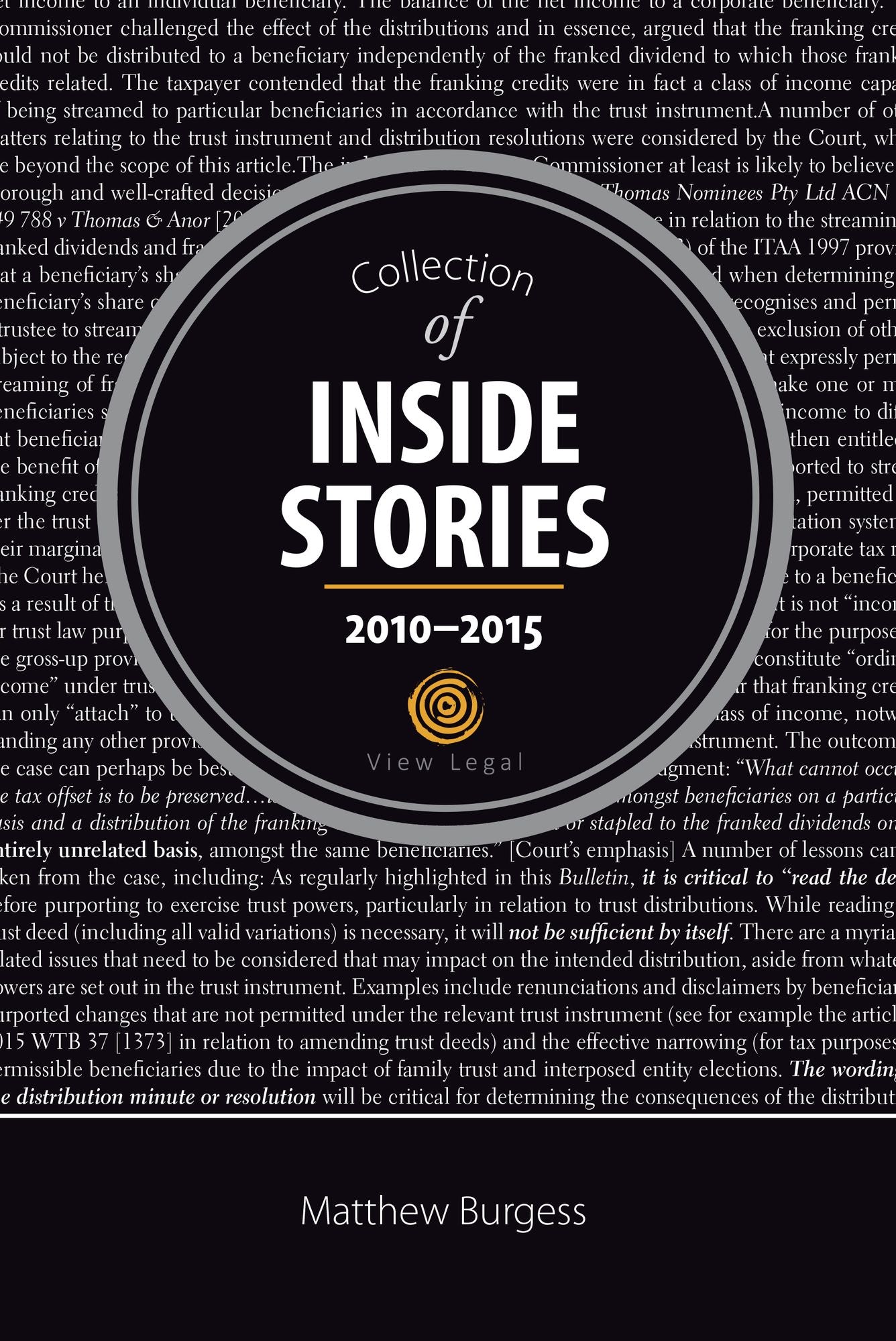 Collection of Inside Stories 2010: 2015
