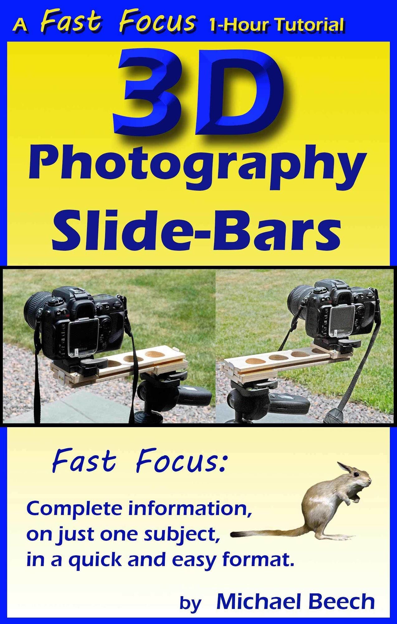 3D Photography Slide-Bars, How to Make 3D Camera Slide-Bars and Twin-Cam Mounting Bars