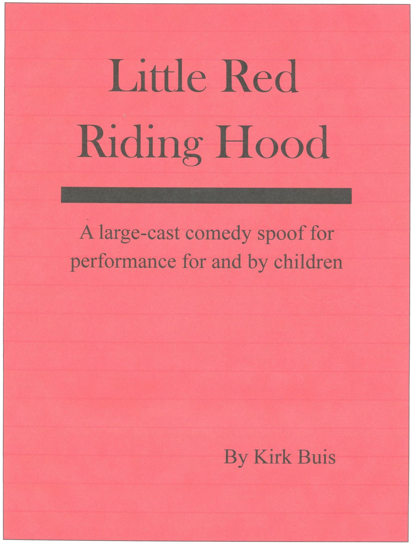 Little Red Riding Hood