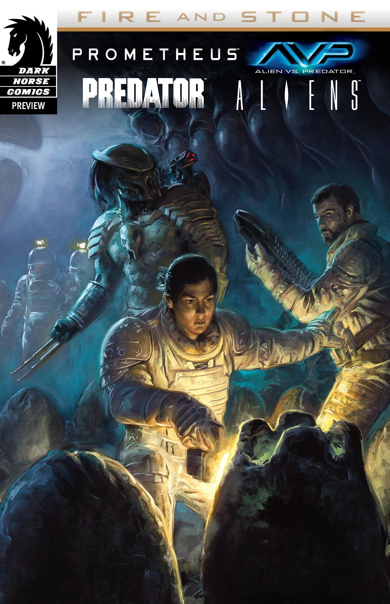 Prometheus/Aliens/AvP/Predator: Fire & Stone sampler